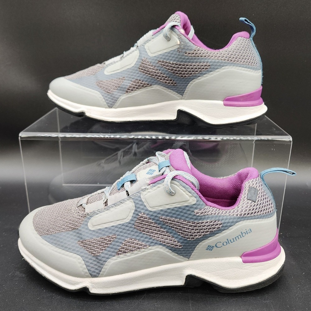 Columbia 8 Grey Vitesse Outdry Waterproof Hiking Trail Shoes Sneakers Gorpcore